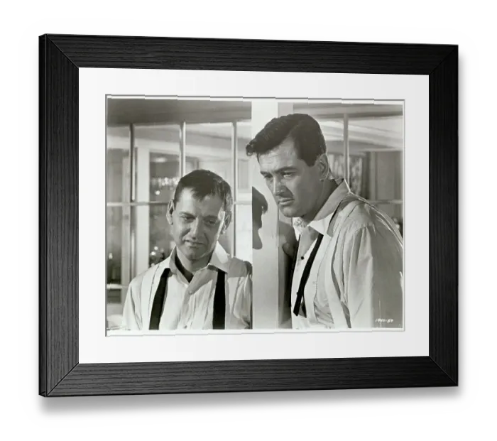 Framed Print : Tony Randall with Rock Hudson Framed Print : Tony Randall with Rock Hudson