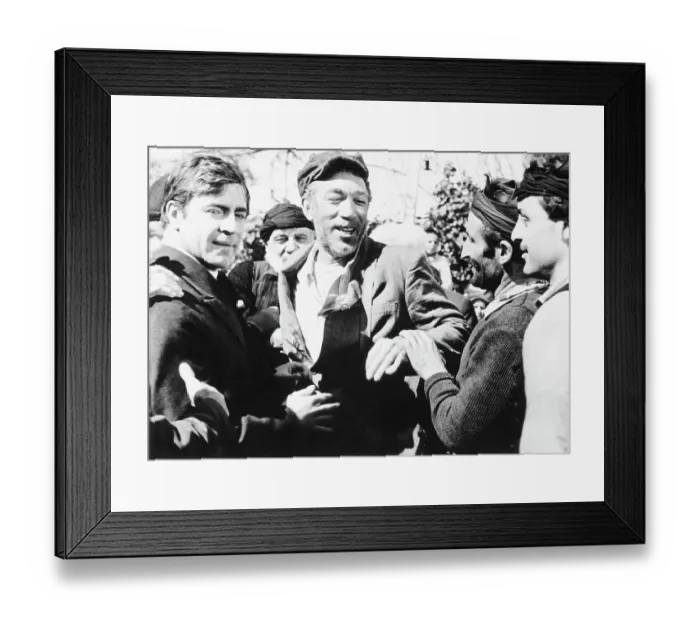 Framed Print : Alan Bates and Anthony Quinn in Zorba The Greek Framed Print : Alan Bates and Anthony Quinn in Zorba The Greek