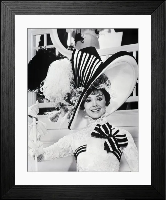 Framed Print : Audrey Hepburn as Eliza Doolittle in My Fair Lady Framed Print : Audrey Hepburn as Eliza Doolittle in My Fair Lady