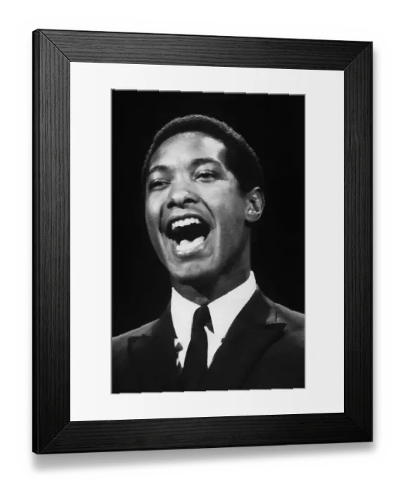 Framed Print : Singer Sam Cooke Framed Print : Singer Sam Cooke