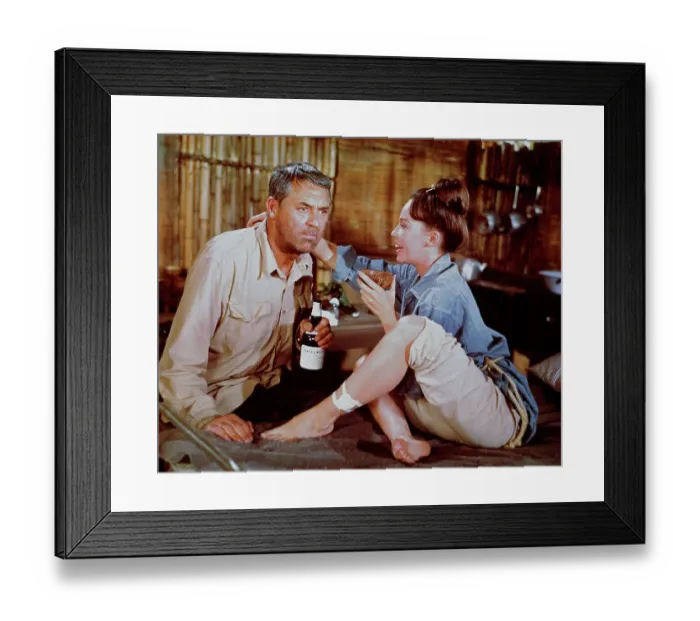 Framed Print : Cary Grant and Leslie Caron Framed Print : Cary Grant and Leslie Caron