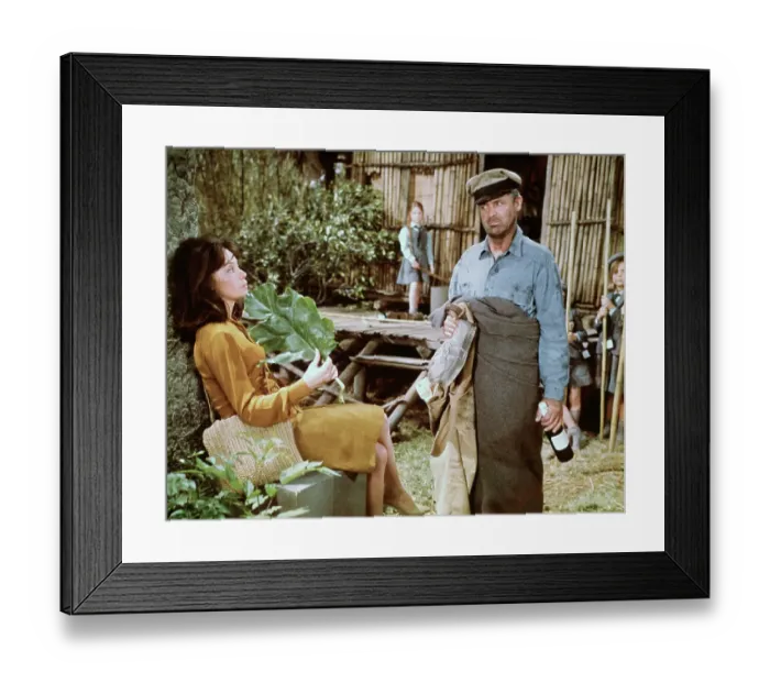 Framed Print : Cary Grant and Leslie Caron Framed Print : Cary Grant and Leslie Caron