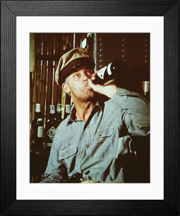 Framed Print : Cary Grant Drinking Beer Framed Print : Cary Grant Drinking Beer