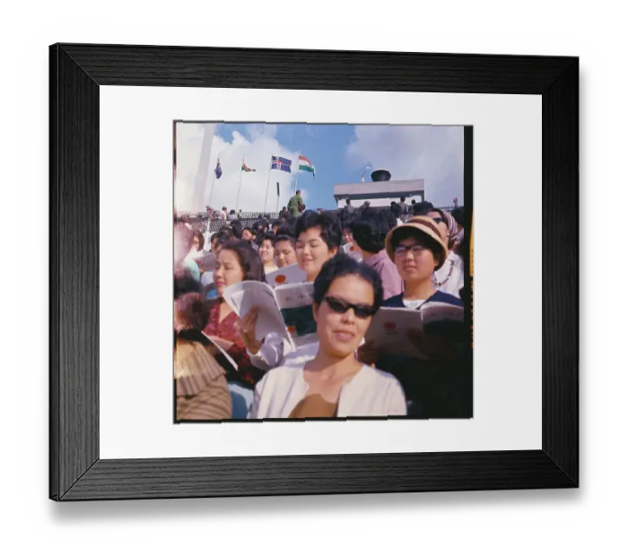 Framed Print : Spectators Attending Olympics