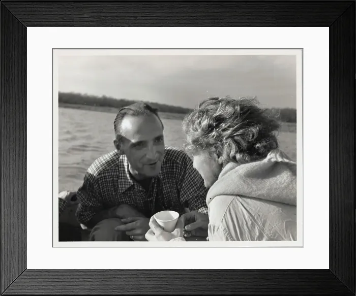 Framed Print : Writer Robert Penn Warren with His Wife Eleanor Framed Print : Writer Robert Penn Warren with His Wife Eleanor