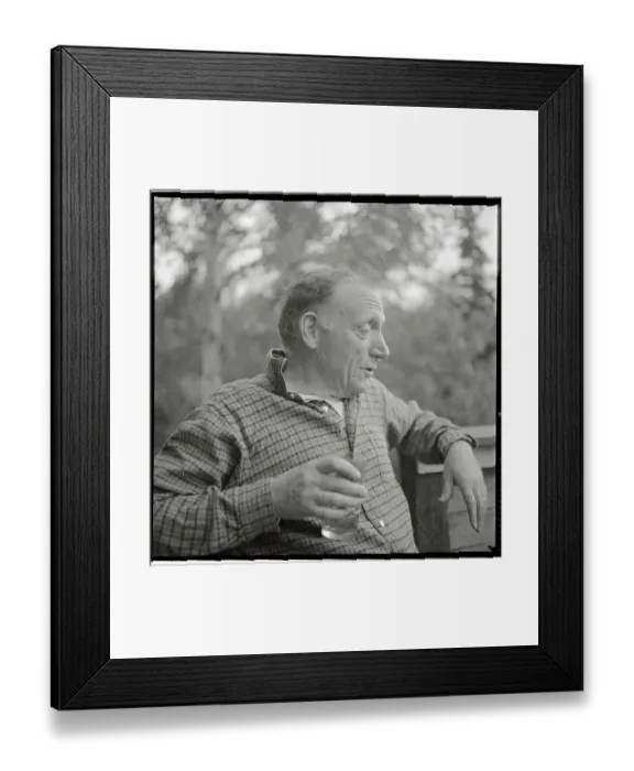 Framed Print : Robert Penn Warren Sitting Outside Framed Print : Robert Penn Warren Sitting Outside