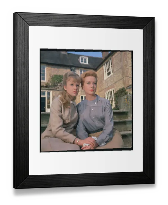 Framed Print : Deborah Kerr and Hayley Mills Framed Print : Deborah Kerr and Hayley Mills