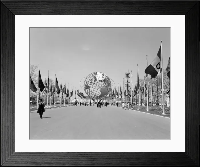 Framed Print : Unisphere Landmark at World's Fair Framed Print : Unisphere Landmark at World's Fair
