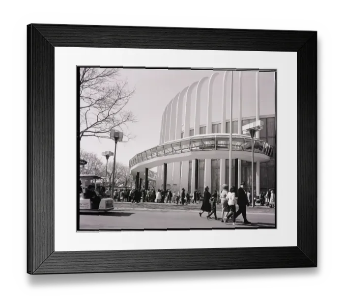 Framed Print : Ford Pavilion at 1964 World's Fair Framed Print : Ford Pavilion at 1964 World's Fair