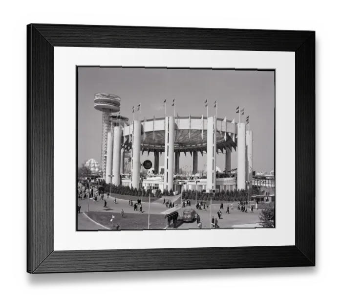 Framed Print : Exterior of New York State Pavillion Framed Print : Exterior of New York State Pavillion