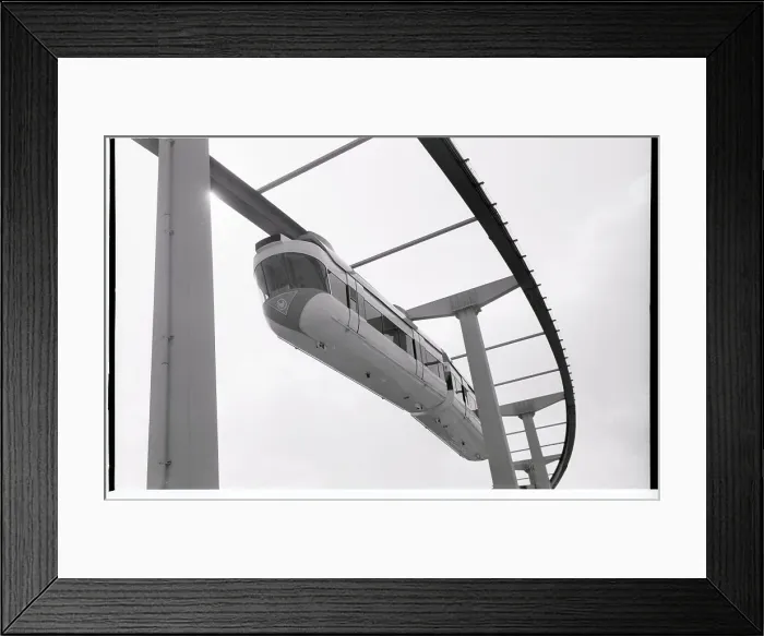 Framed Print : 1965 World's Fair AMF Monorail Framed Print : 1965 World's Fair AMF Monorail