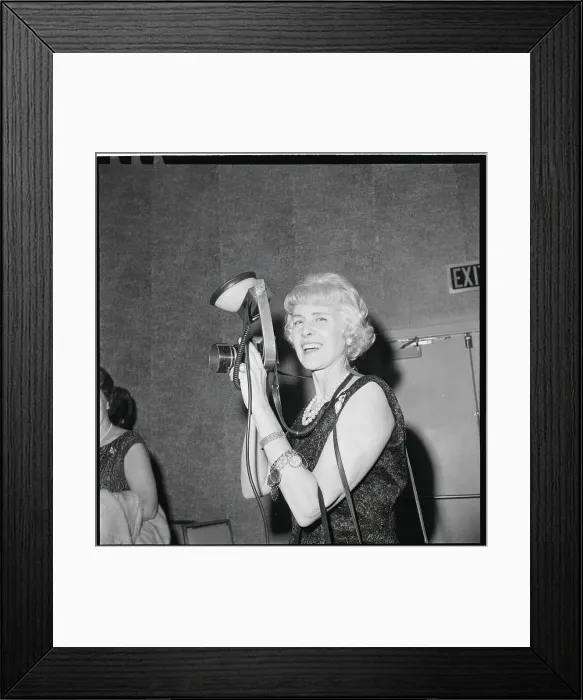 Framed Print : Clare Boothe Luce Tries Out Photography Framed Print : Clare Boothe Luce Tries Out Photography