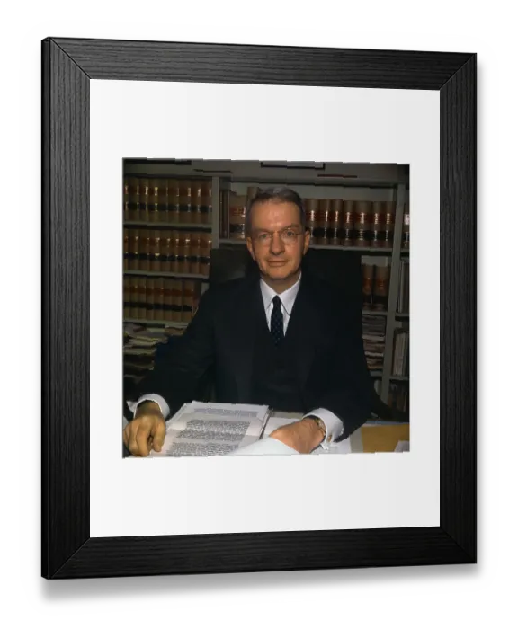 Framed Print : Portrait of J. Lee Rankin Framed Print : Portrait of J. Lee Rankin