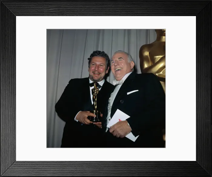 Framed Print : Ed Begley Posing with Peter Ustinov Framed Print : Ed Begley Posing with Peter Ustinov