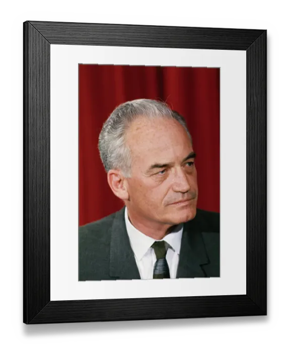 Framed Print : Portrait of Barry Goldwater Framed Print : Portrait of Barry Goldwater