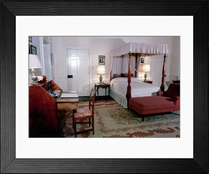 Framed Print : Interior of Guest Bedroom at Blair House Framed Print : Interior of Guest Bedroom at Blair House