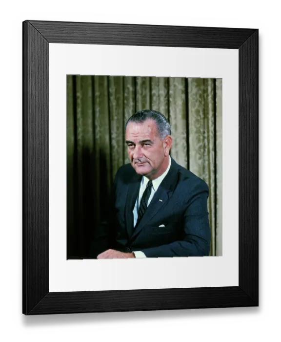 Framed Print : President Lyndon B. Johnson Framed Print : President Lyndon B. Johnson