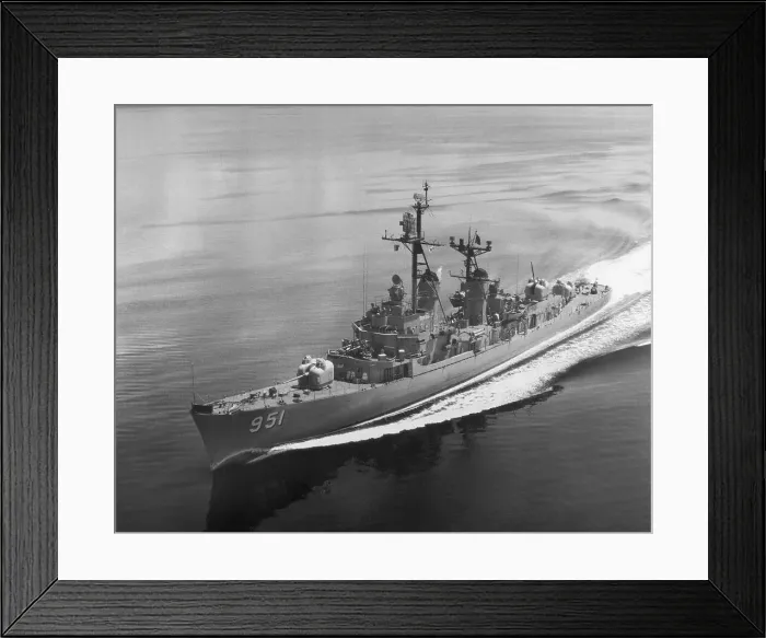 Framed Print : U.S.S. C. Turner Joy Cruising Ocean Framed Print : U.S.S. C. Turner Joy Cruising Ocean