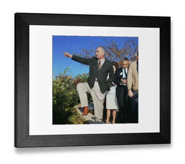 Framed Print : President Lyndon Johnson Framed Print : President Lyndon Johnson
