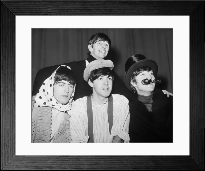 Framed Print : The Beatles in Costume, Victorian Melodrama Framed Print : The Beatles in Costume, Victorian Melodrama