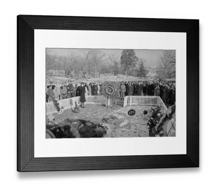 Framed Print : Erneido Olivia Paying His Respects