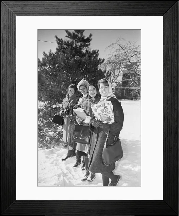 Framed Print : Princess Christina and Classmates Framed Print : Princess Christina and Classmates