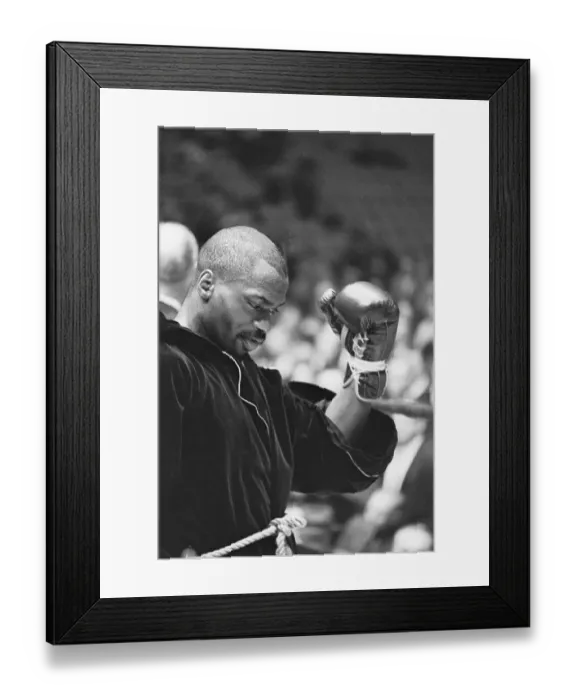 Framed Print : Rubin Hurricane Carter After Knockout Boxing Match Framed Print : Rubin Hurricane Carter After Knockout Boxing Match