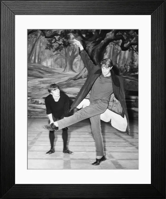 Framed Print : Kenneth Macmillan Demonstrates Dance Step Framed Print : Kenneth Macmillan Demonstrates Dance Step