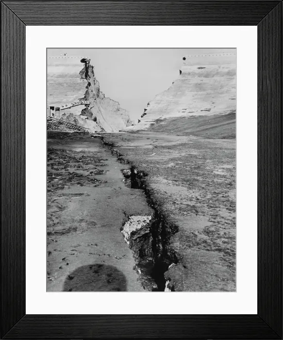 Framed Print : California Dam Brake Framed Print : California Dam Brake