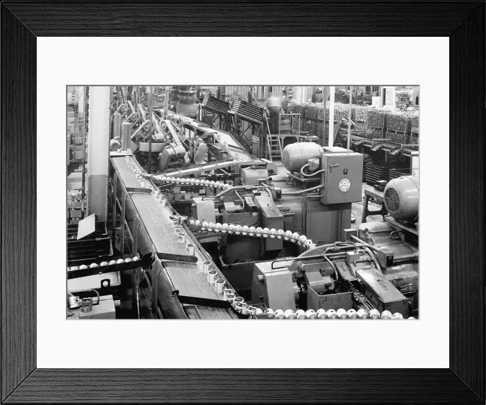 Framed Print : Pistons Manufactured at Ford Plant