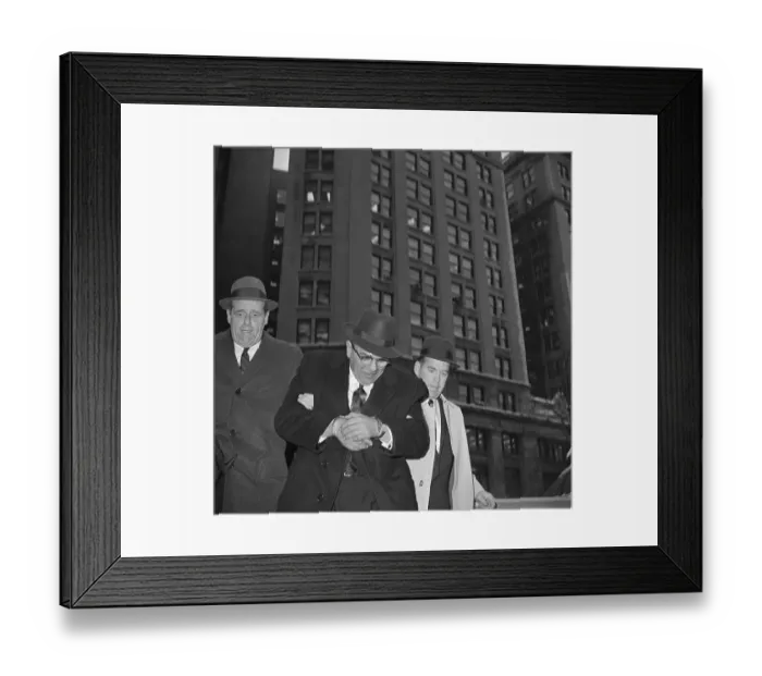 Framed Print : Angelo Bruno Wearing Manacles Framed Print : Angelo Bruno Wearing Manacles