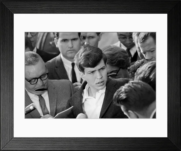 Framed Print : Frank Sinatra Jr. Talks To Press Framed Print : Frank Sinatra Jr. Talks To Press