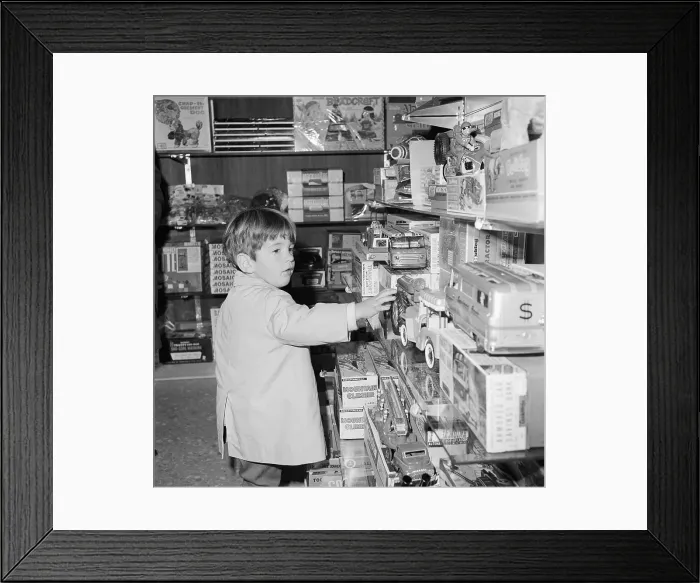 Framed Print : John F Kennedy Jr Enjoying Toy Store Framed Print : John F Kennedy Jr Enjoying Toy Store
