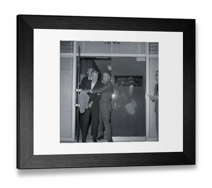 Framed Print : Barry Keenan Wearing Handcuffs Framed Print : Barry Keenan Wearing Handcuffs