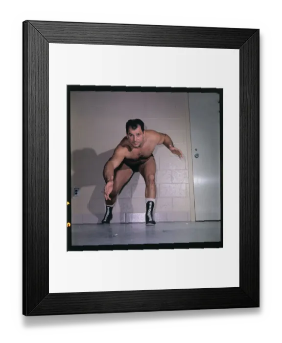 Framed Print : Joe Brunetti in Wrestling Position Framed Print : Joe Brunetti in Wrestling Position