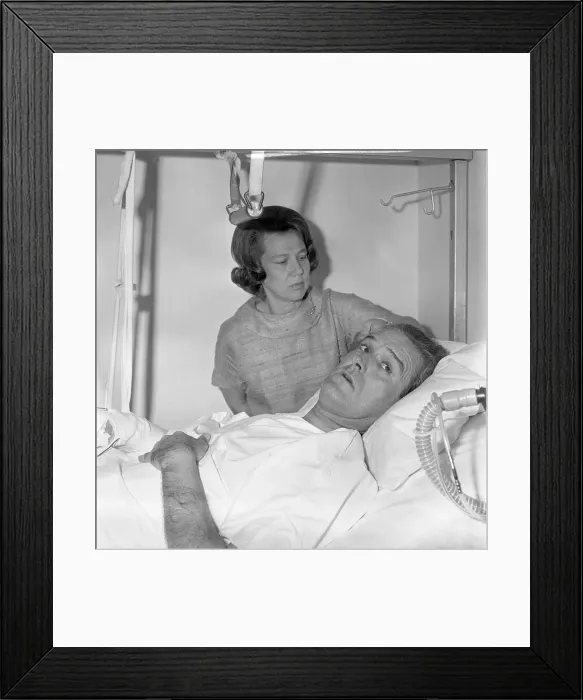 Framed Print : Governor John Connally recovering in hospital Framed Print : Governor John Connally recovering in hospital