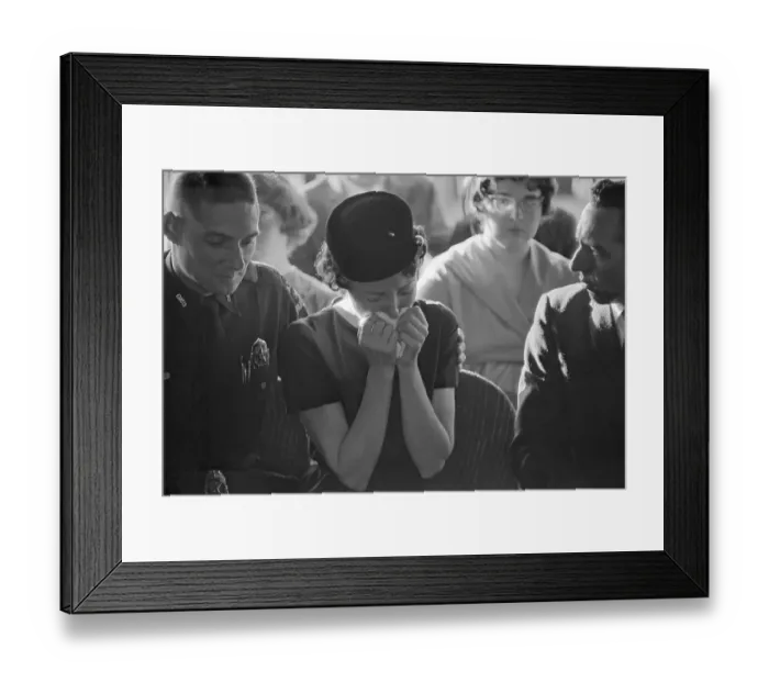 Framed Print : Mrs. J.D. Tippett Weeping Framed Print : Mrs. J.D. Tippett Weeping