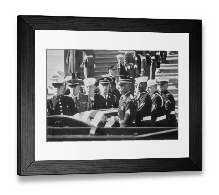 Framed Print : Honor Guard Carrying President Kennedy's Casket Framed Print : Honor Guard Carrying President Kennedy's Casket