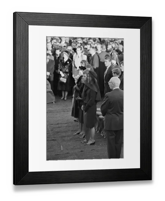 Framed Print : Kennedy Family at President's Funeral