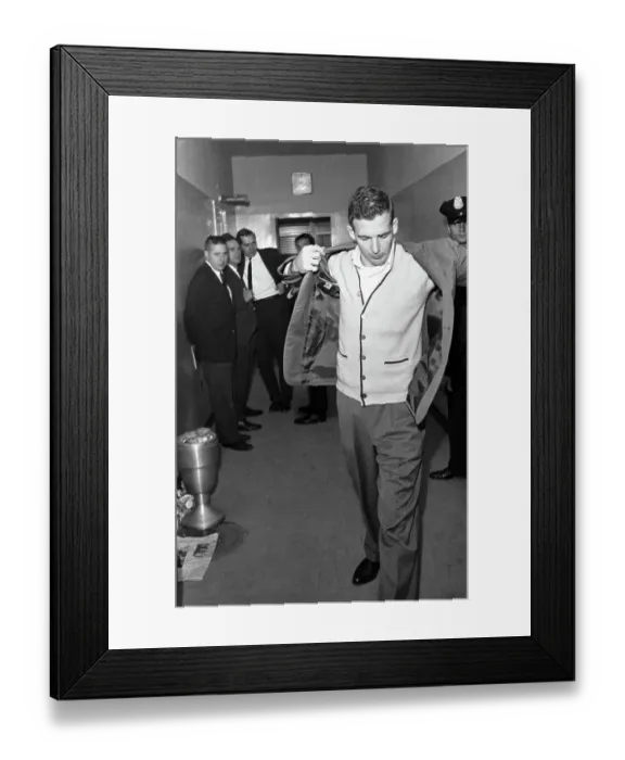 Framed Print : Robert Oswald Questioned At Police Station Framed Print : Robert Oswald Questioned At Police Station