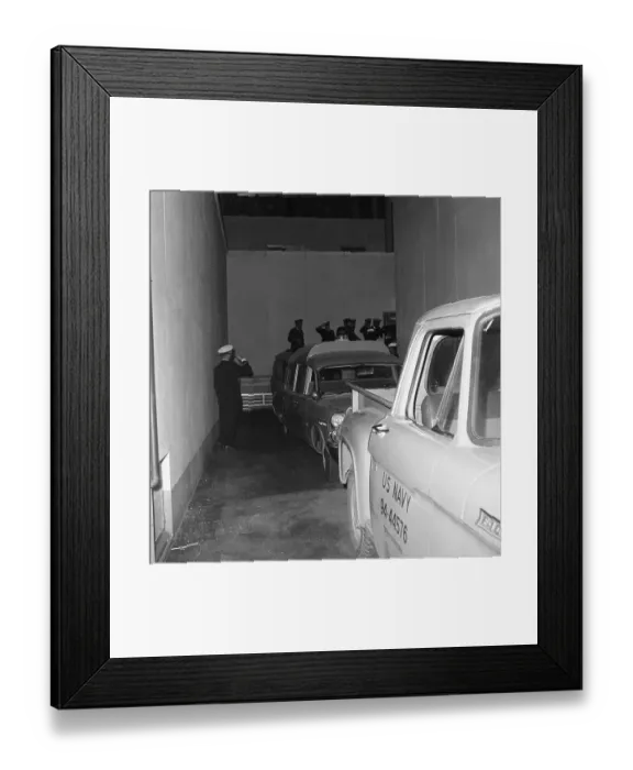 Framed Print : Car Carrying The Body Of John Kennedy Framed Print : Car Carrying The Body Of John Kennedy