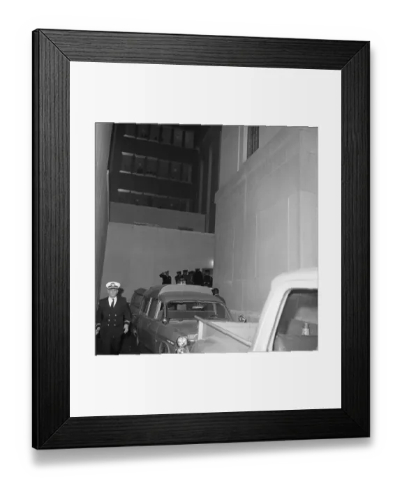 Framed Print : Car Carrying The Body Of John Kennedy Framed Print : Car Carrying The Body Of John Kennedy