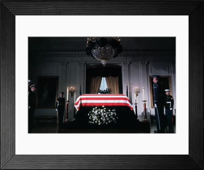 Framed Print : Military Honor Guards Watching Over Coffin of John F. Kennedy Framed Print : Military Honor Guards Watching Over Coffin of John F. Kennedy