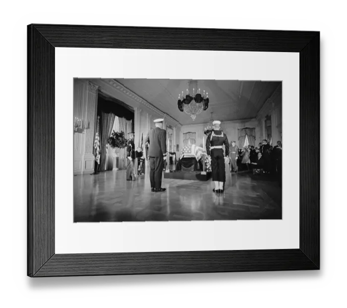Framed Print : Praying Before John F. Kennedy's Casket Framed Print : Praying Before John F. Kennedy's Casket