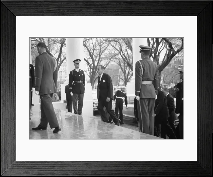 Framed Print : Mayor Robert Wagner Pays His Respects to the Late President Kennedy Framed Print : Mayor Robert Wagner Pays His Respects to the Late President Kennedy