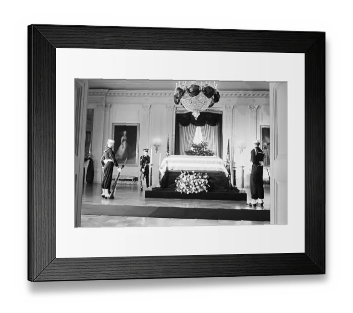 Framed Print : Sentries Guarding President Kennedy's Casket Framed Print : Sentries Guarding President Kennedy's Casket