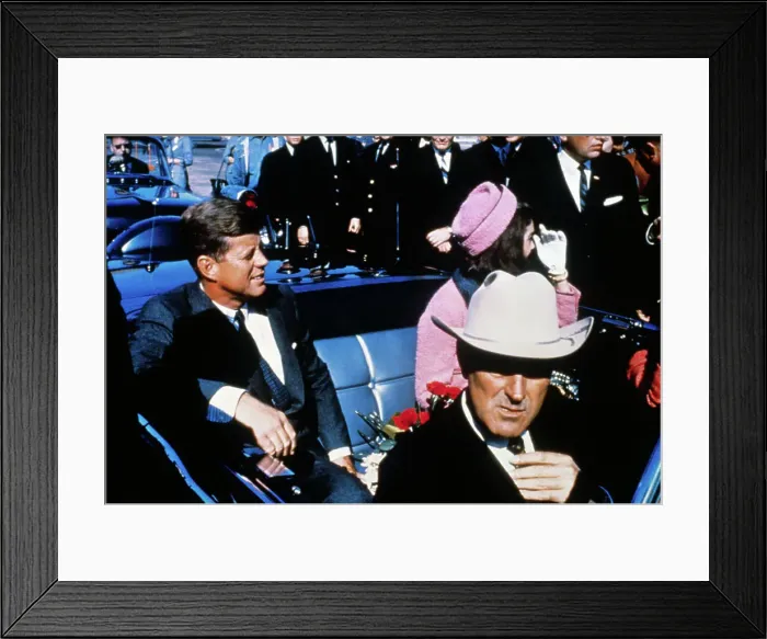 Framed Print : John Connally with Jackie and John F Kennedy Framed Print : John Connally with Jackie and John F Kennedy