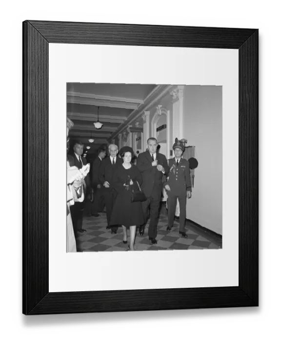 Framed Print : President Lyndon Johnson Arrives at Andrews Air Force Base Framed Print : President Lyndon Johnson Arrives at Andrews Air Force Base