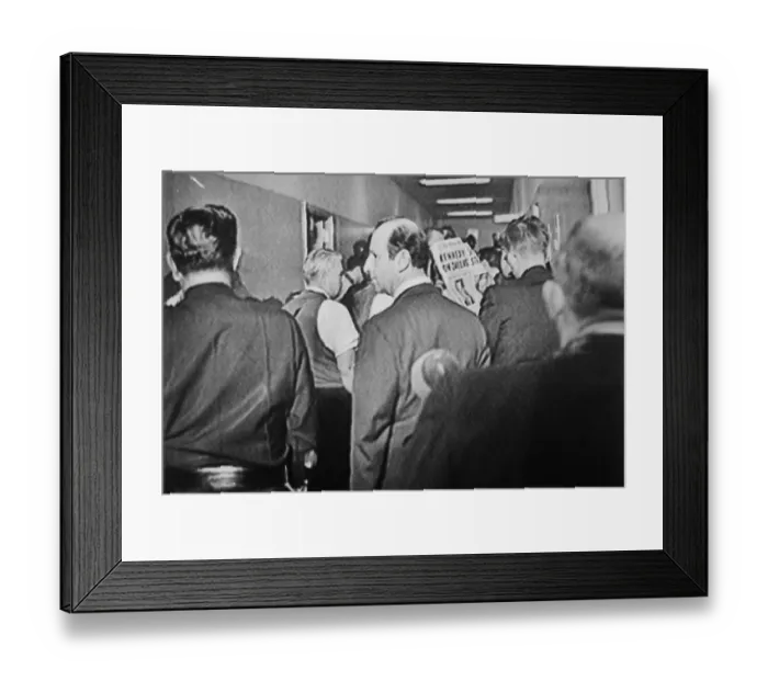 Framed Print : Jack Ruby at Dallas Police Headquarters Framed Print : Jack Ruby at Dallas Police Headquarters