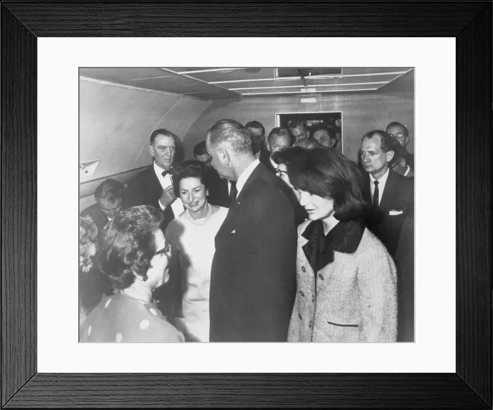 Framed Print : Oath-Taking by Lyndon Johnson Framed Print : Oath-Taking by Lyndon Johnson